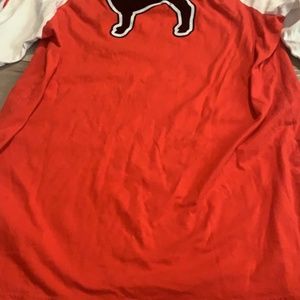 Victoria secret size Xs red shirt vguc smoke free one dog home